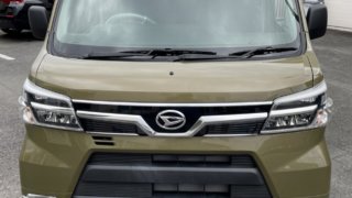 ダイハツ ハイゼットをダイハツ純正色のG55（オフビートカーキ）に全