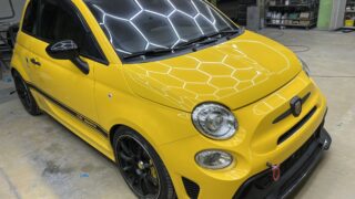 アバルト500/595 リアダクトファン イエロー 2個セット